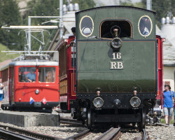 Parní lokomotiva Rigi